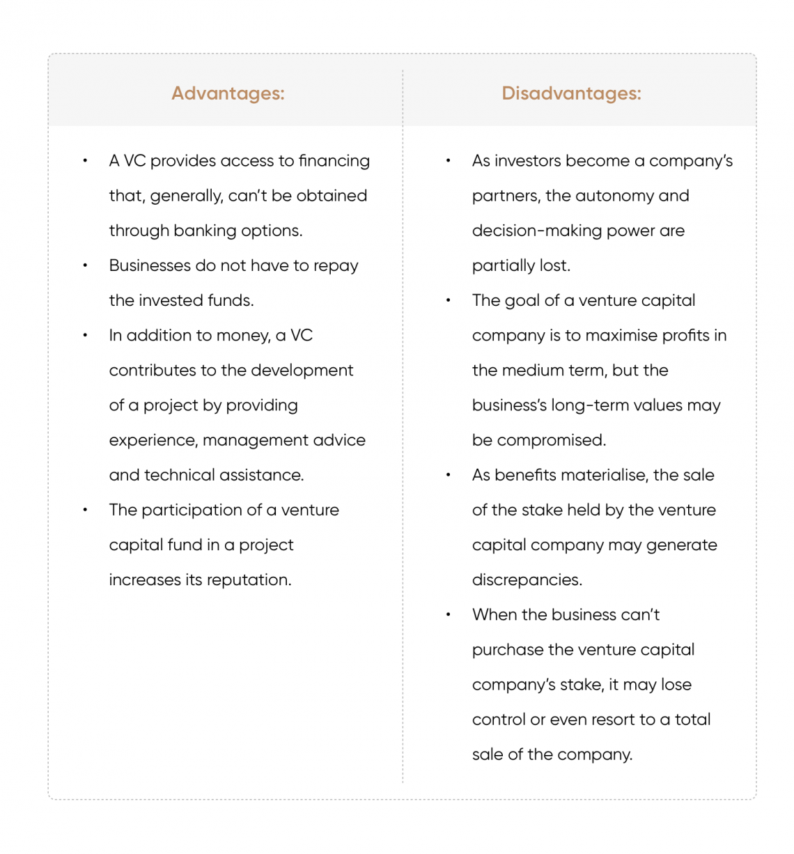 Venture Capital Advantages and Disadvantages