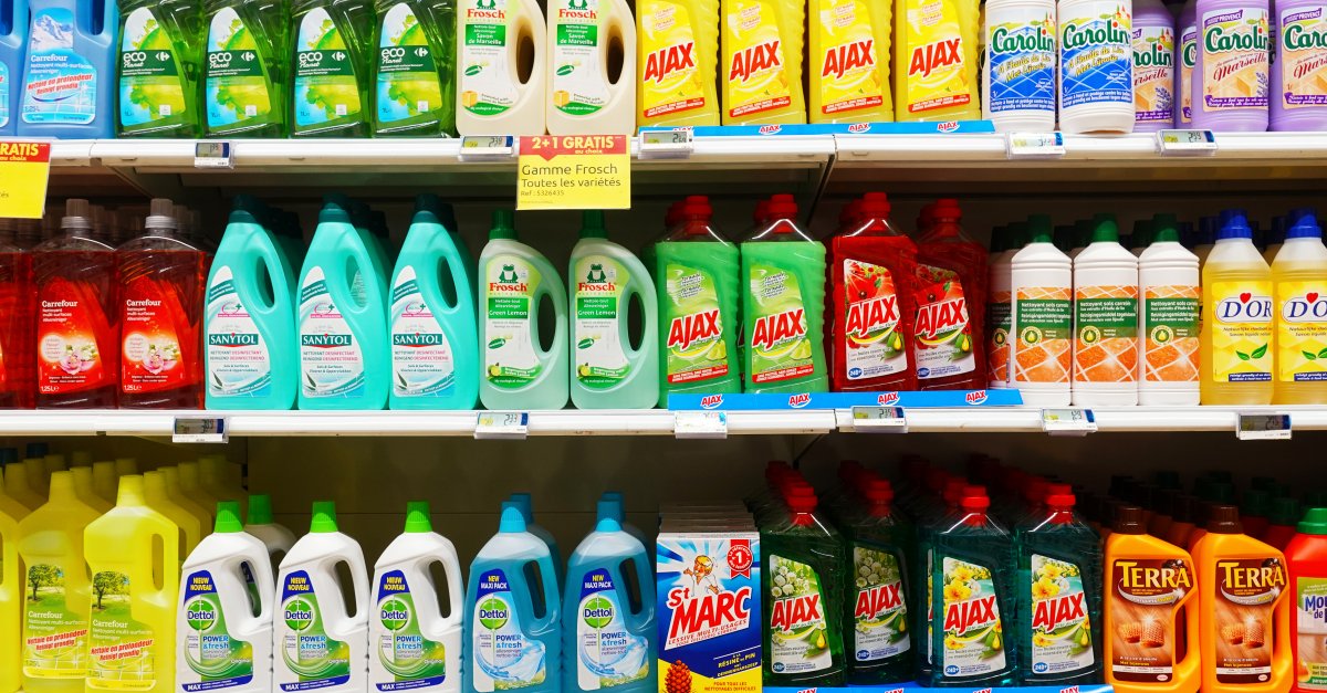 Bottles of Cillit Bang cleaning products, produced by Reckitt News Photo  - Getty Images