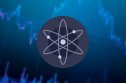 Cosmos (ATOM) The ATOM logo in front of a price graph