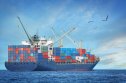 Container ship on the sea. Photo: Getty Container ship on the sea. Photo: Getty