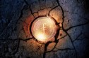 Cryptocurrency Photo of coin with earthy background