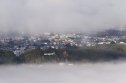 New Zealand’s reserve bank says spending levels need to be slashed with rate rises to tame inflation The Wellington ''blown away'' sign surrounded by fog on June 23, 2020