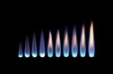 natural gas flame Natural gas flame
