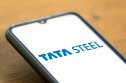 Tata Steel Share Price Forecast: Can it face higher rates?  The Tata Steel Europe logo is displayed on a smartphone in this photo illustration