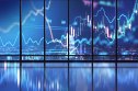 Somnium space cubes (CUBE) price prediction Stock market profit concept with view from big window on digital forex chart with glowing financial indicators. 3D rendering
