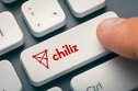 Chiliz crypto price prediction Close-up of a computer keyboard with the Chiliz logo on it