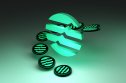 APT APT logo showing graphic discs on a green and black background