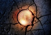 Cryptocurrency Photo of coin with earthy background