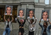 DB JPM Protestors against epstein