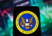SEC In this photo illustration, the US Securities and Exchange Commission (SEC) seal is seen displayed on a smartphone screen
