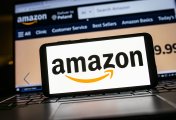 photo illustration an Amazon logo seen displayed on a smartphone. photo illustration an Amazon logo seen displayed on a smartphone.