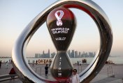 FIFA World Cup Qatar 2022 A fan poses in the Corniche area ahead of FIFA World Cup Qatar 2022