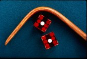 snakeyes Picture of two dice showing a 1, snake-eyes