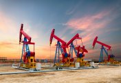 Oil Pumpjacks photo of oil pumpjacks in China.