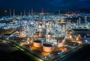 Oil Refinery, Thailand. An oil and gas refinery in Thailand.