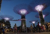 Singapore The Gardens by the Bay nature park in Singapore.