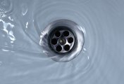 drain Photo of a drain in a bathtub or sink