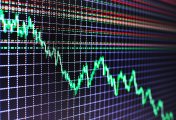 Share price chart showing fall in value. Photo: Shutterstock Share price chart showing fall in value. Photo:Shutterstock