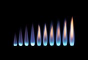 natural gas flame Natural gas flame