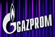 The logo of Gazprom company is seen at the St. Petersburg International Economic Forum (SPIEF) in Saint Petersburg, Russia June 15, 2022. The logo of Gazprom company is seen at the St. Petersburg International Economic Forum (SPIEF) in Saint Petersburg, Russia June 15, 2022.