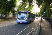 FirstGroup bus FirstGroup city bus in Aberdeen, Scotland
