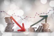 5 killer charts to trade a recession Financial depressing and growth graph stock trading on bokeh background.