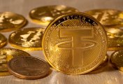 Gold-backed Tether (USDT) coin Gold-backed Tether (USDT) coin