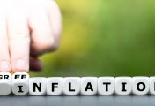 Green inflation illustration Symbol for a green inflation, which describes a sharp rise in the price of materials that are used in the creation of renewable technologies