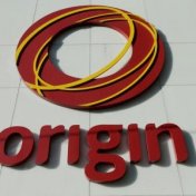 A file photo of the logo of Australian energy company Origin pictured in Melbourne, Australia, July 3, 2016