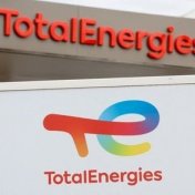 A file photo shows TotalEnergies logos at a fuel station in Nice, France, October 10, 2022. 