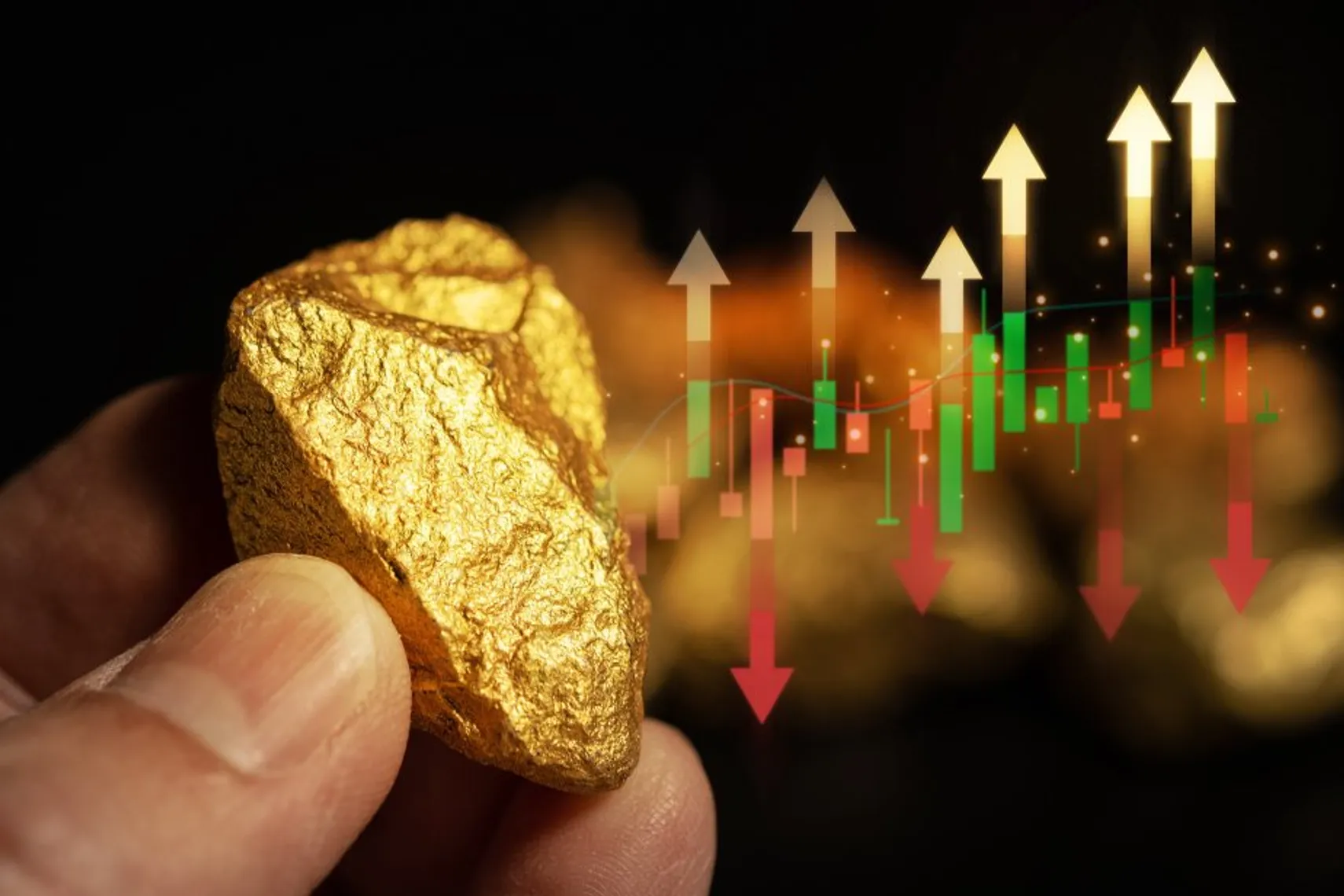 Gold trading image
