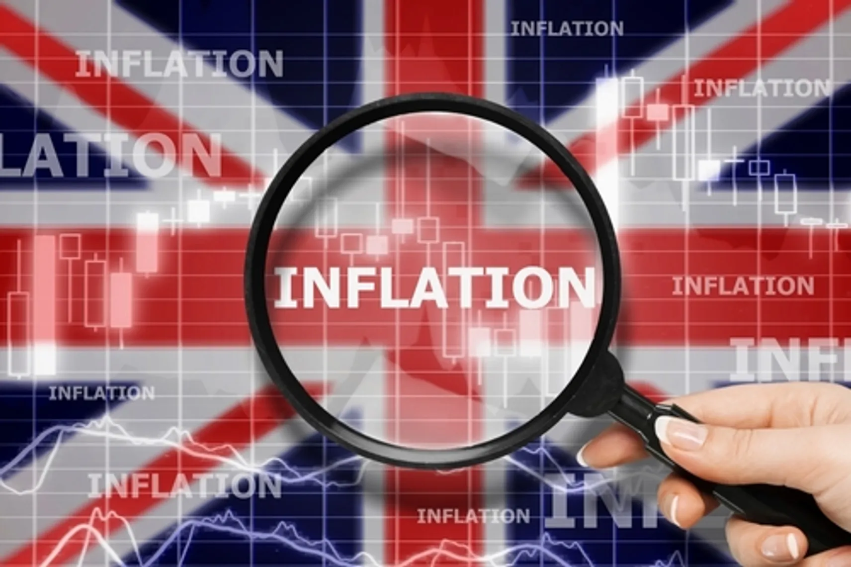 UK flag, inflation UK flag, inflation