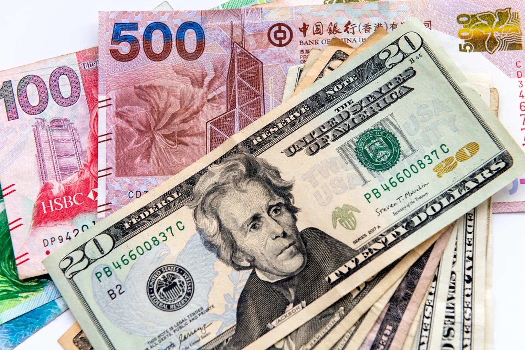 What currencies are pegged to USD