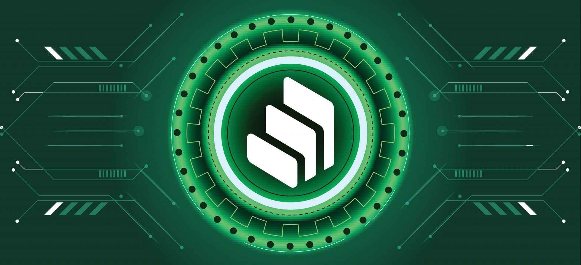 Compound coin logo