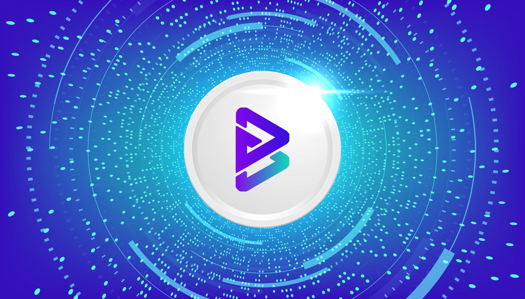 Brise coin Brise coin cryptocurrency concept banner background