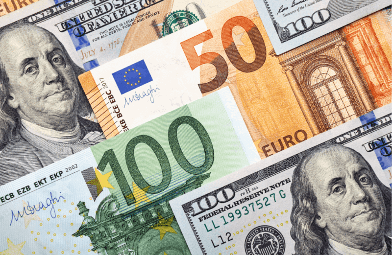 Dollar to Euros image