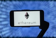 Ethereum (ETH) The logo of Ethereum (ETH) is seen displayed on a mobile phone screen