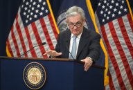 Chairman of the US Federal Reserve Jerome Powell speaks during a news conference following a Federal Open Market Committee (FOMC) meeting on March 22, 2023 in Washington, DC. Chairman of the US Federal Reserve Jerome Powell speaks during a news conference following a Federal Open Market Committee (FOMC) meeting on March 22, 2023 in Washington, DC.