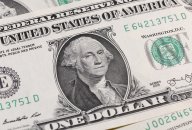 close up of $1 US dollar banknote close up of $1 US dollar banknote