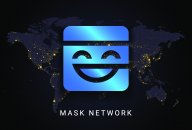 Mask Network (MASK) The Mask Network logo on a dark background