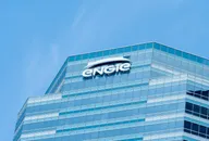 ENGIE logo displayed on the facade of a modern glass office building