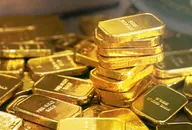 Stapel von Goldbarren