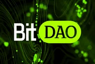 BitDAO logo on an abstract background