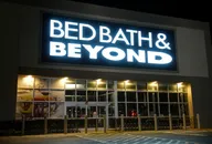 HDR image, Bed Bath & Beyond retailer storefront entrance - Danvers, Massachusetts USA - December 24, 2017