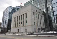 Bank of Canada building along Wellington street, Ottawa.
