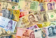 lots of banknote from various country
