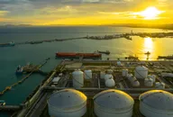 Oil terminal is industrial facility for storage of Oil and gas industry : Shutterstock