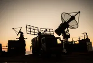Radar and surveillance systems used for defense technology.