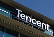 The Tencent logo seen at Tencent's US Headquarters in Palo Alto. The Tencent logo seen at Tencent's US Headquarters in Palo Alto.