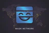 The Mask Network logo on a dark background